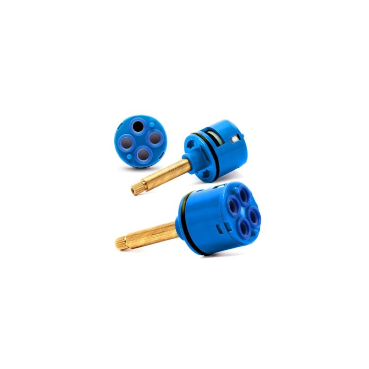 4-Way Water Flow Diverter Cartridge Valve