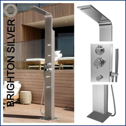 (FOR MELBOURNE CUSTOMERS ONLY) Brighton Silver 316L Stainless Steel Marine Grade WATERMARK REGISTERED Outdoor Indoor Massage Pool Shower