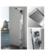 Windsor Silver ADA 316L Marine Grade Stainless Steel Outdoor Pool Shower with Hot & Cold Mixer