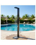 Windsor Black ADA 316L Marine Grade Stainless Steel Outdoor Pool Shower 