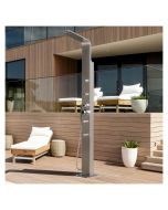 LAST ONE Brighton Silver 316L Stainless Steel Marine Grade Outdoor Indoor Massage Pool Shower