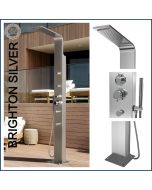 (FOR MELBOURNE CUSTOMERS ONLY) Brighton Silver 316L Stainless Steel Marine Grade WATERMARK REGISTERED Outdoor Indoor Massage Pool Shower