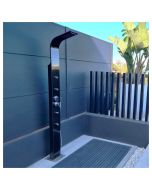 Brighton Black 316L Marine Grade Stainless Steel Outdoor Indoor Massage Shower
