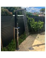 Reno Black ADA 316L Marine Grade Stainless Steel Outdoor Pool Shower 